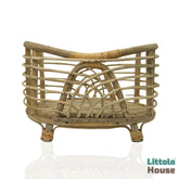 Cane Stylish Criss Cross Crib | Cane | Natural Wood